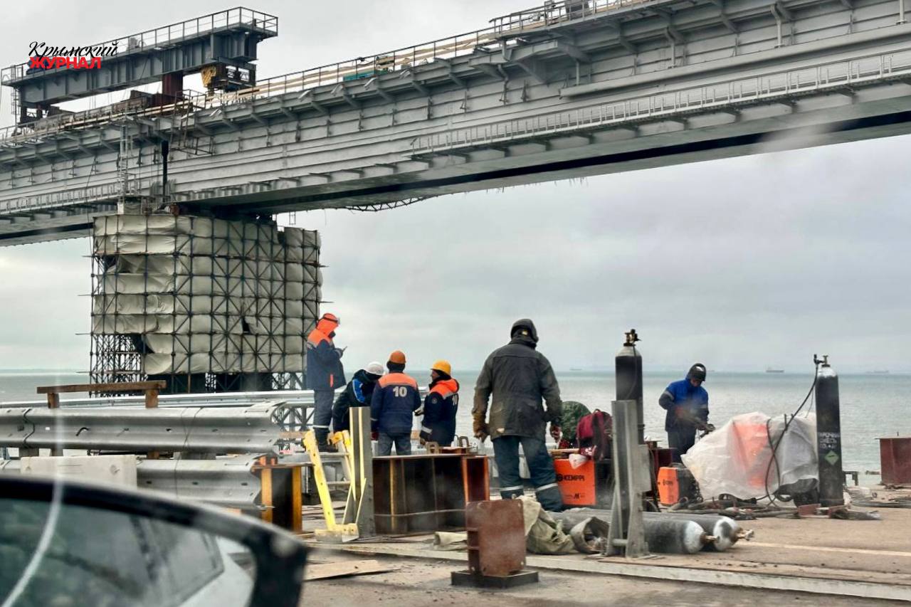 Крымский мост работает или нет. Крымский мост. Мост до Крыма. Крымский мост ремонтные работы фото.