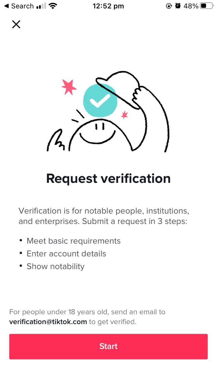 Verification requested