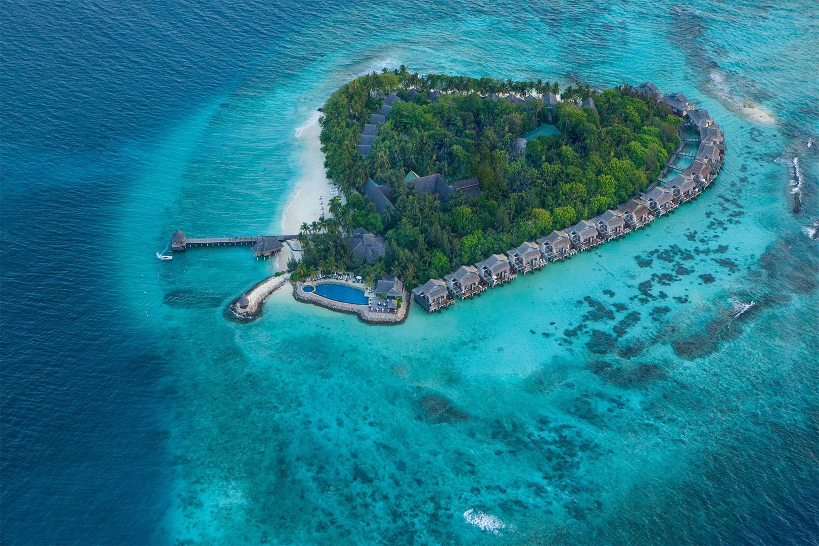 Taj Coral Reef Resort Spa Maldives карта отеля