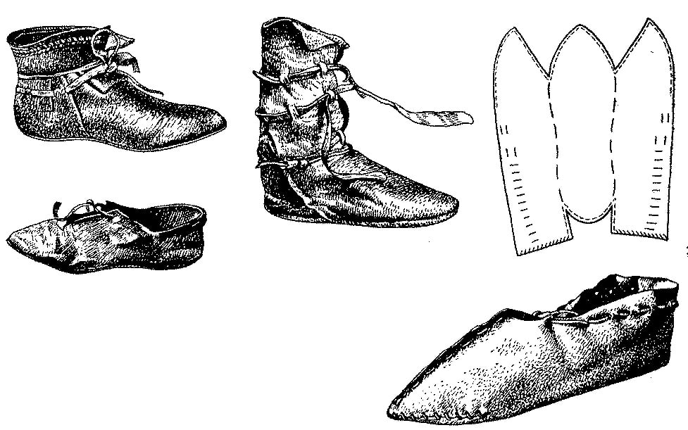 Старинная обувь на руси