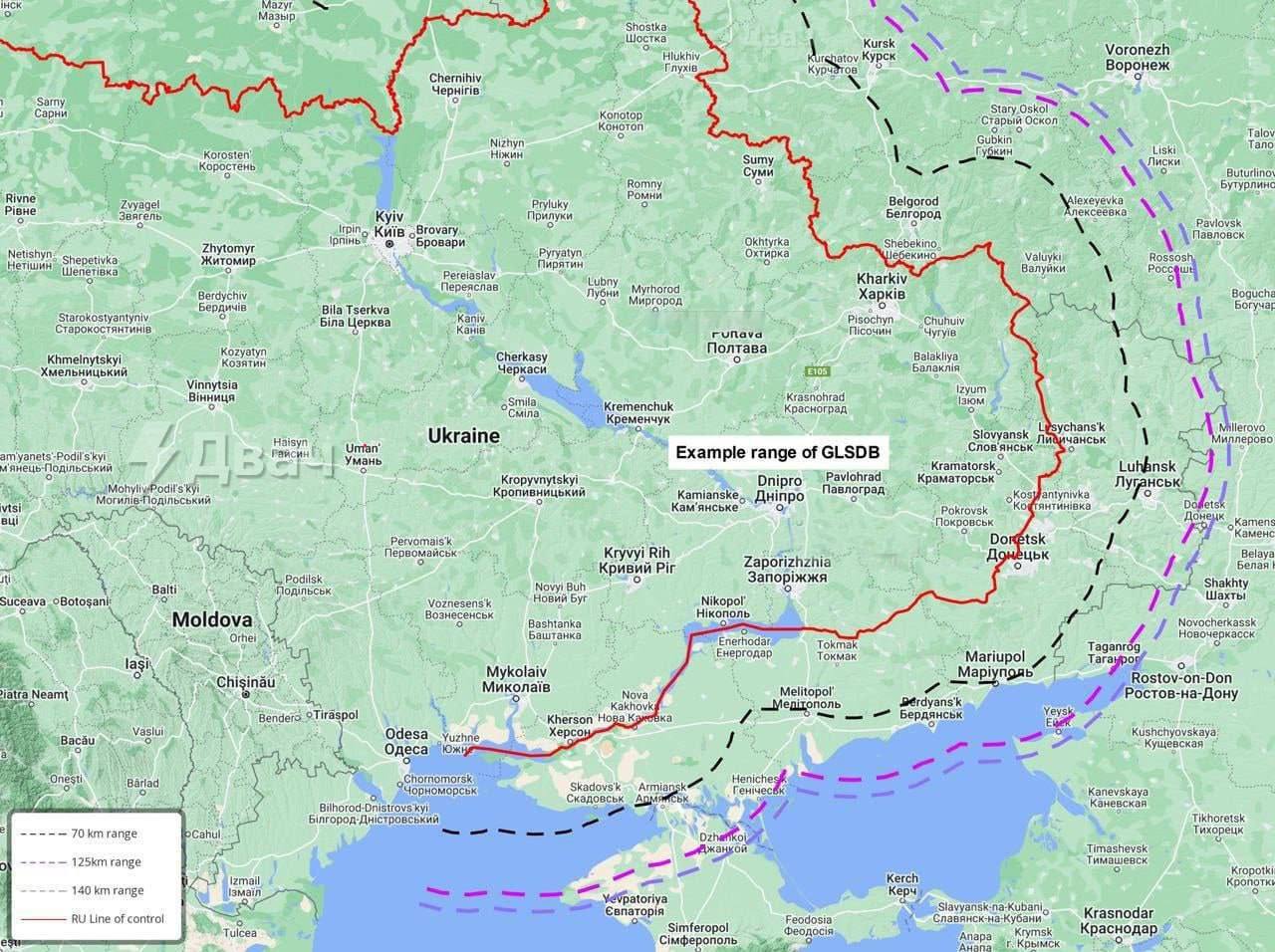 Какие города граничат с украиной на карте