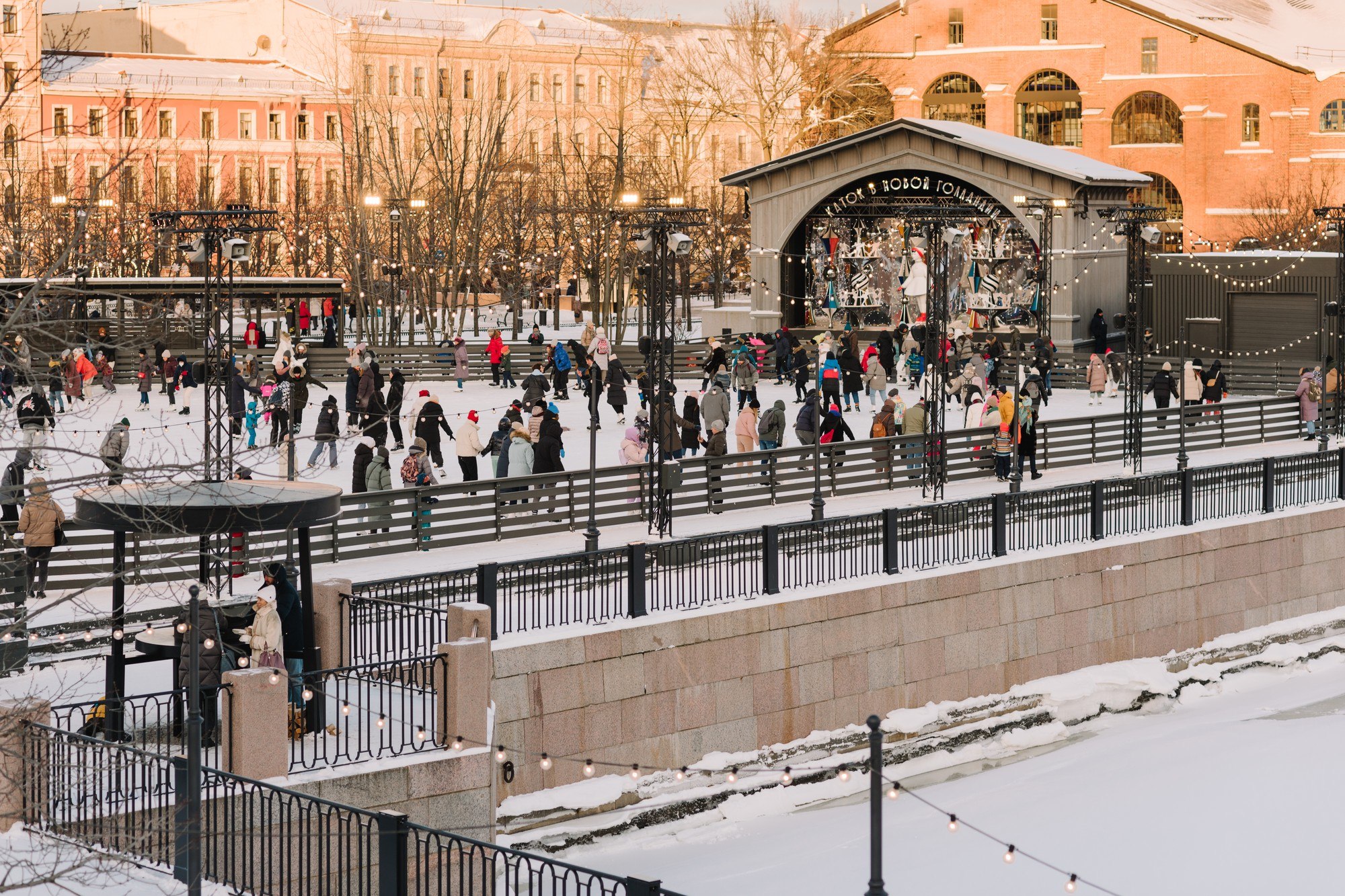 Новая голландия санкт петербург зимой