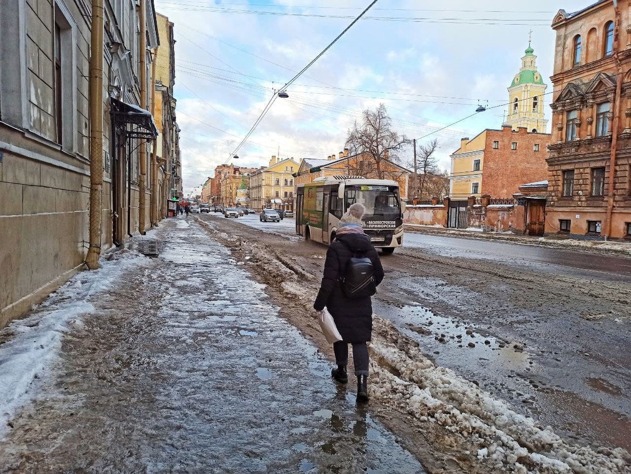 Оттепель в петербурге