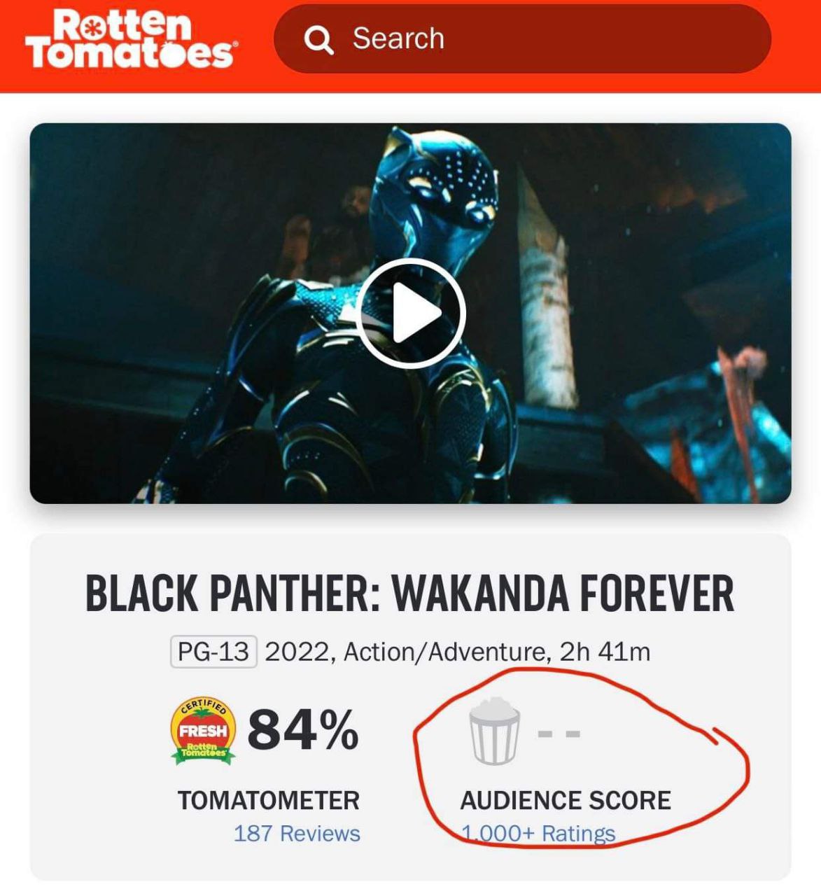 На сайте rotten tomatoes отключили рейтинг и отзывы зрителей на новый фильм...