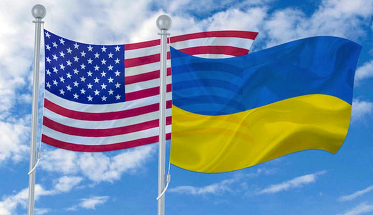 флаг сша в украине