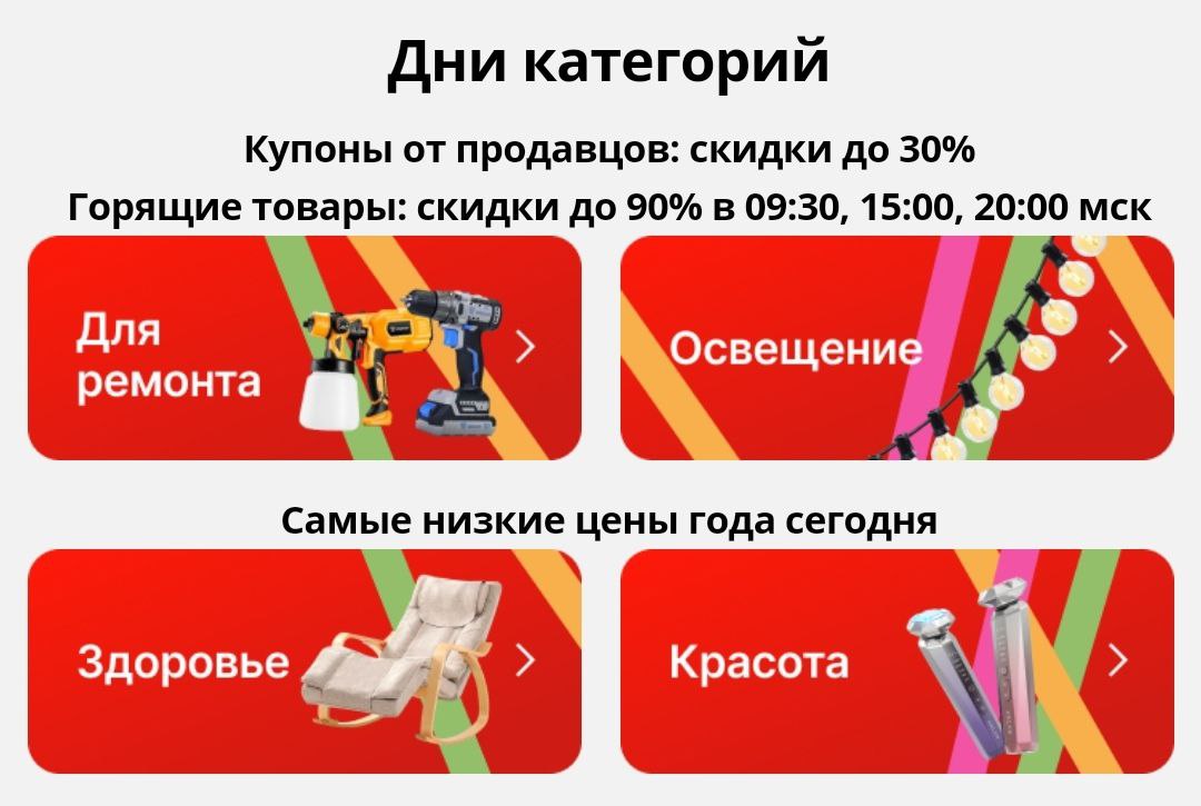 Календарь распродаж aliexpress на 2024 год. Раздача купонов.