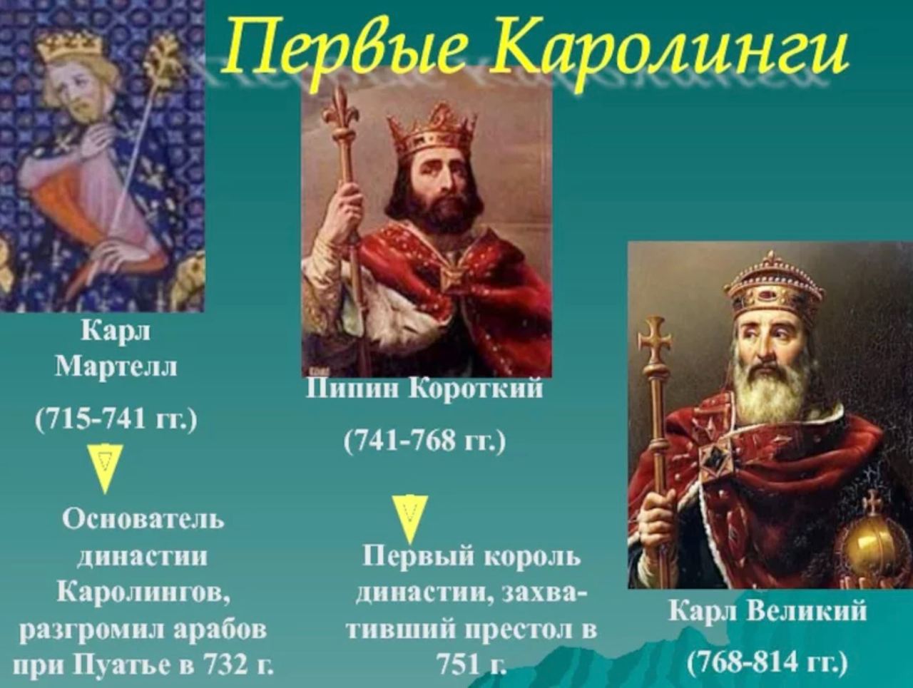 Первый Король династии Каролингов