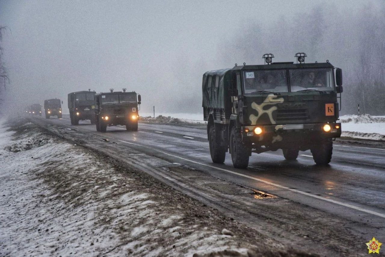 Военная колонна РФ