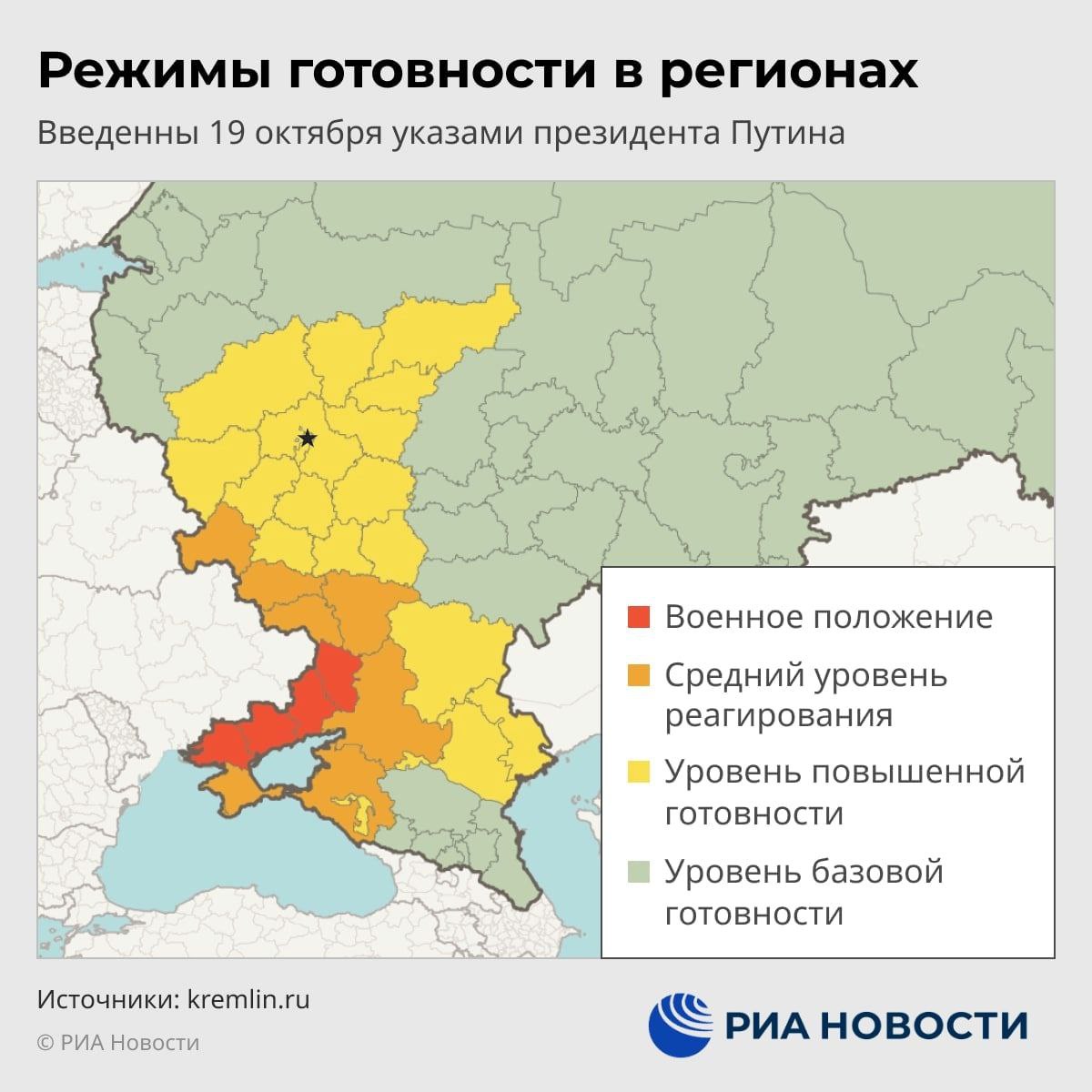 Военное положение 2023. ЮФО регионы. Территории с военным положением. Территория центральной Украины. Центральный регион России.