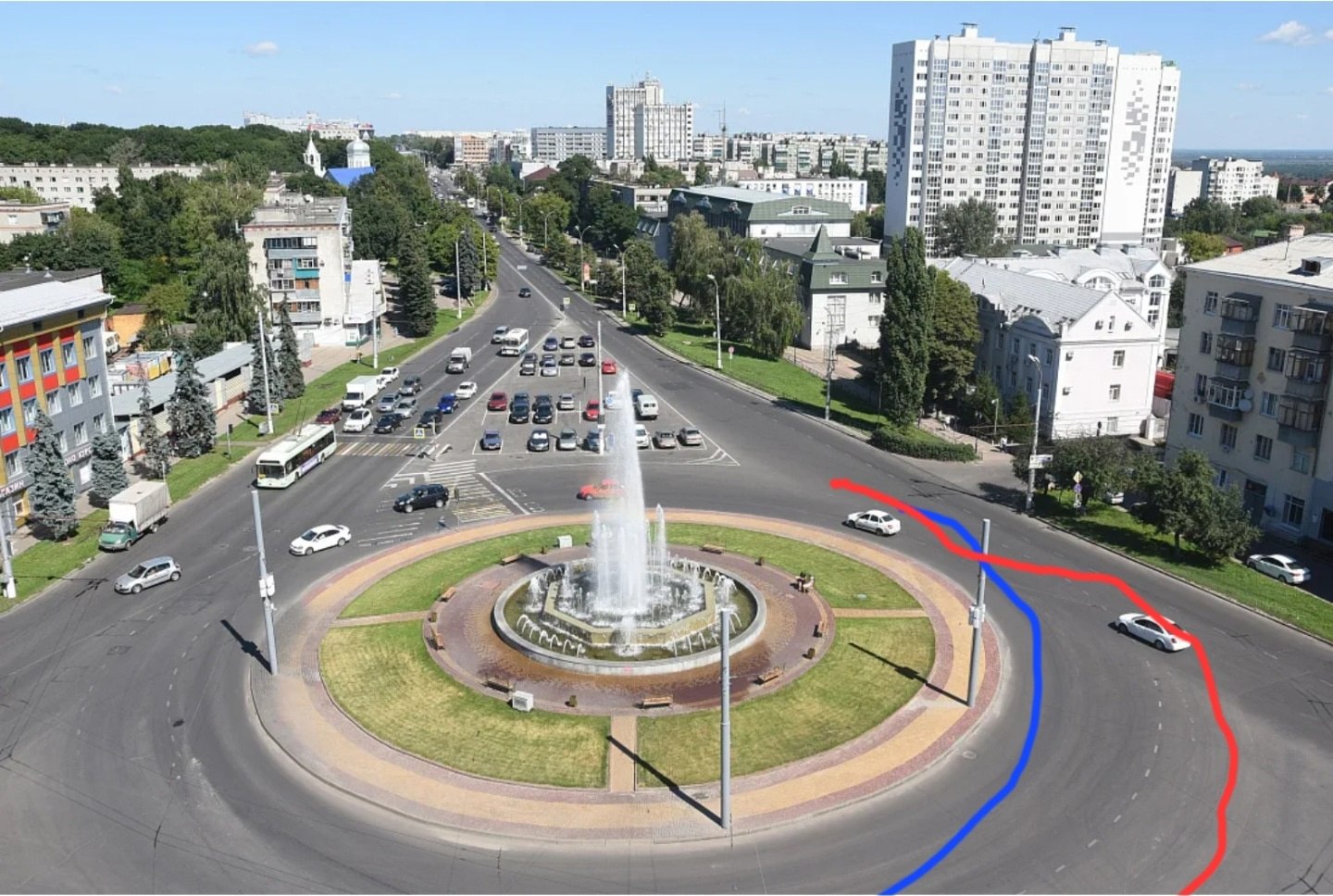 Московская площадь Курск