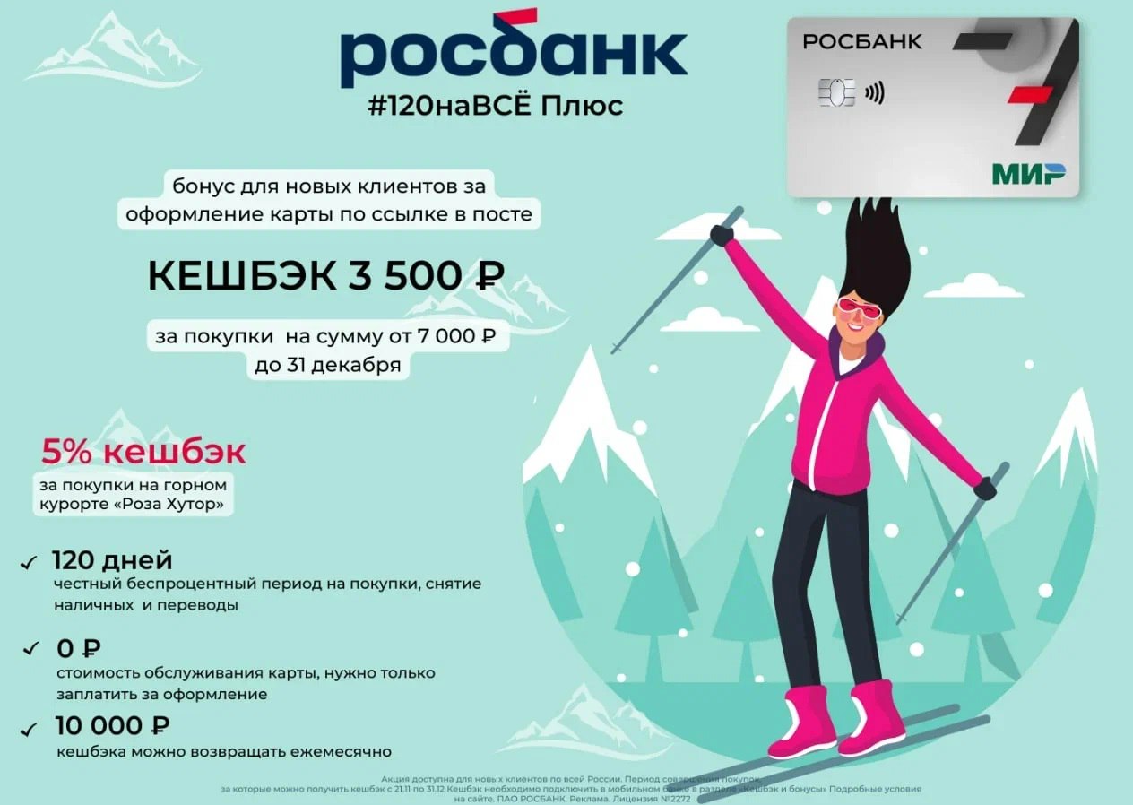 Карта мир росбанка