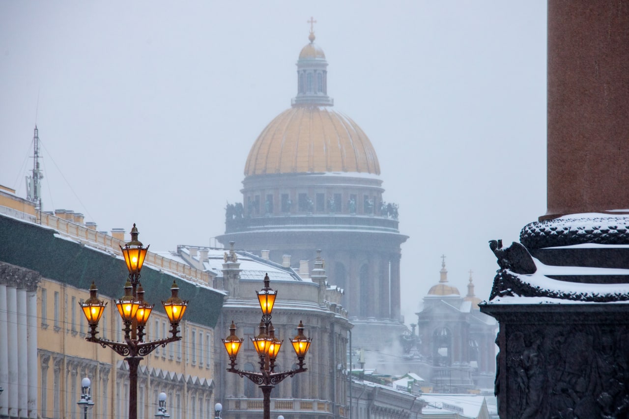 Питер в декабре фото