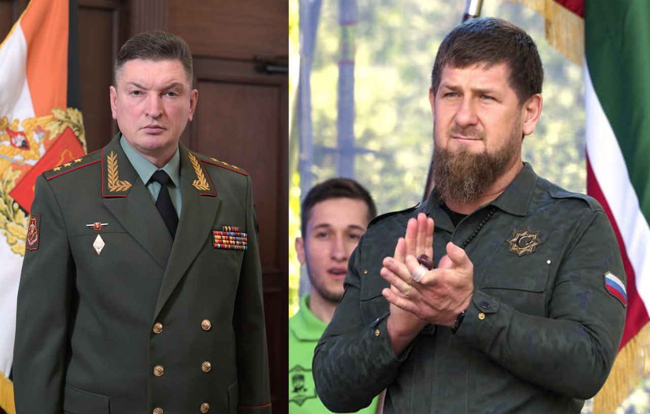Полковники кадырова. Лапин командующий ЦВО. Генерал Лапин в Чечне. Кадыров Лапин Лиман.