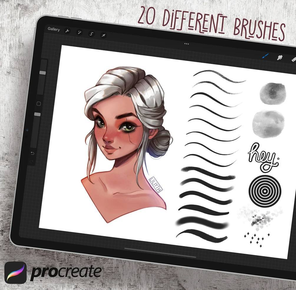 Telegram channel "Бесплатные кисти procreate" — brushprocreate — TGStat