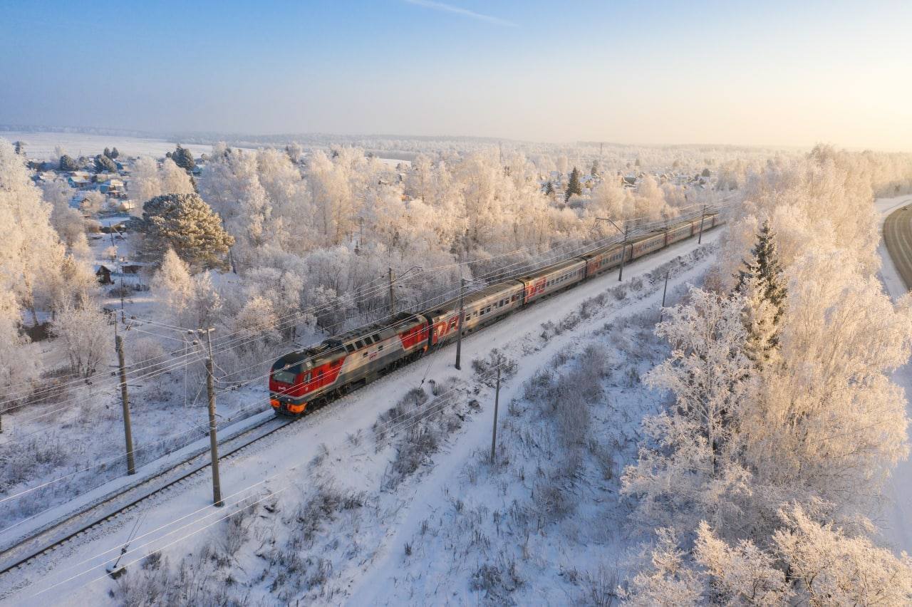 фото поездов ярославль