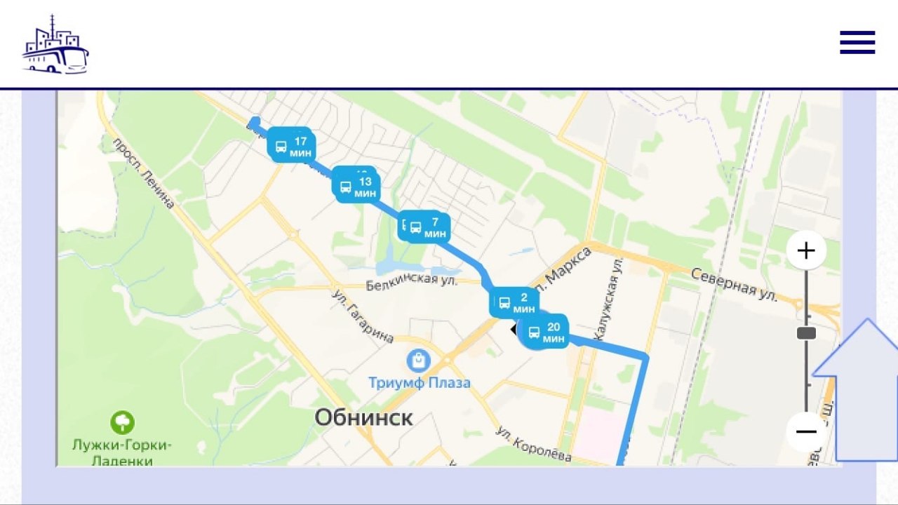 Карта автобусов обнинск