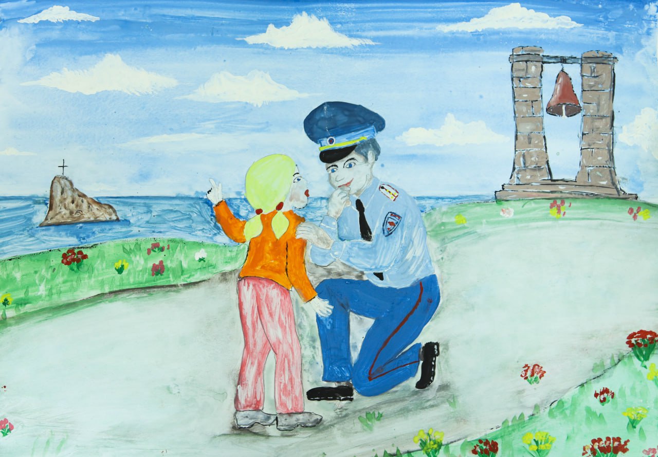 Рисунок на тему на страже правопорядка