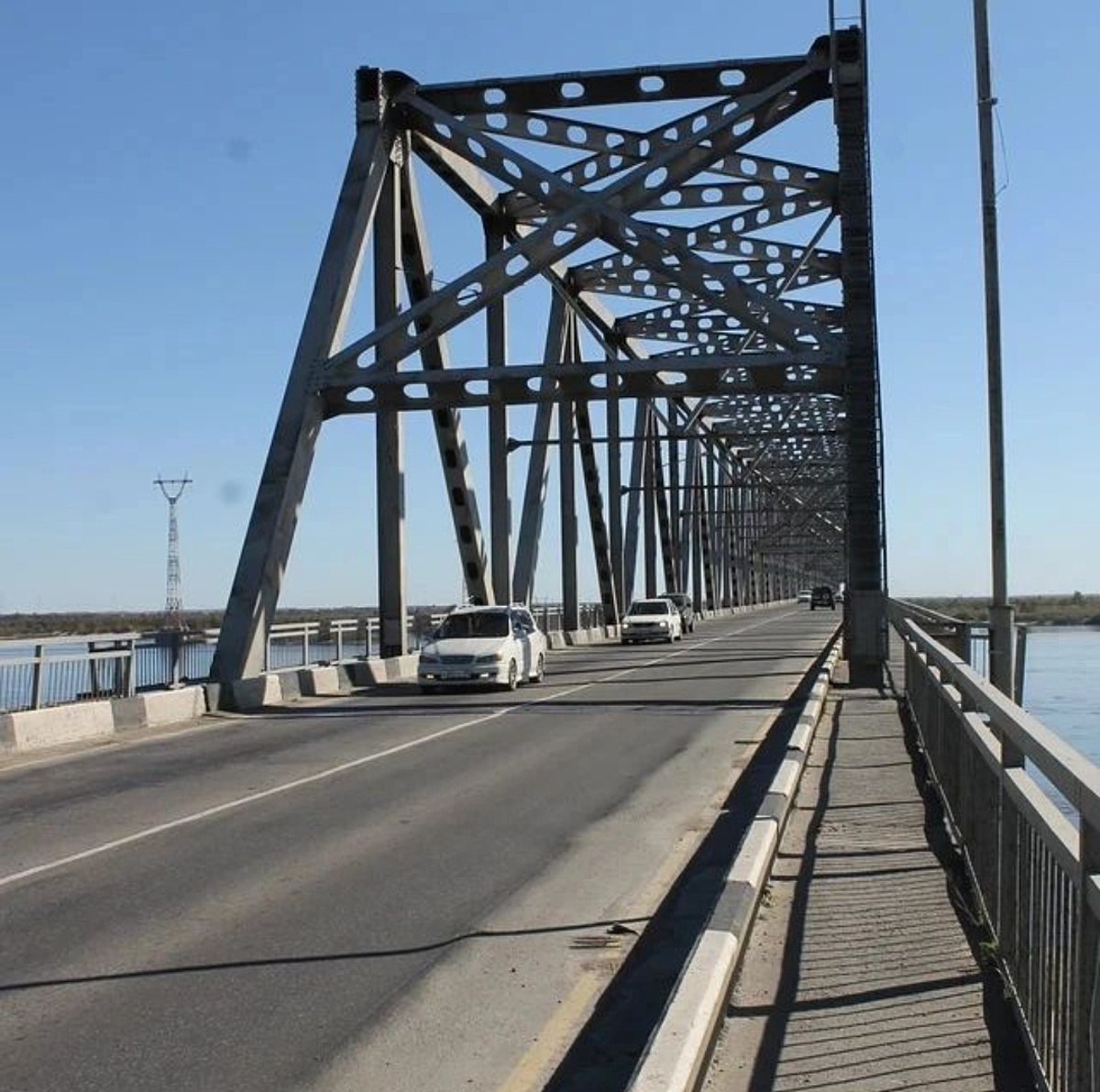 Мост река Зея Благовещенск