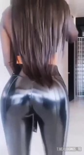 Оливия Гласс Leather Leggings